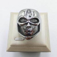 Stainless Steel Men Skull Ring - R1038