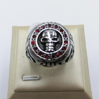 Stainless Steel Men Skull Ring - R1046