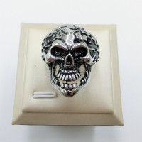 Stainless Steel Men Skull Ring - R1047