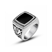 Stainless Steel Men Ring - R835