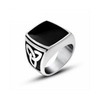 Stainless Steel Men Ring - R836