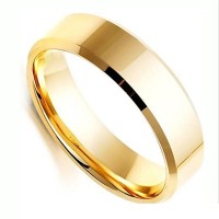 Stainless Steel Brick Gear Design Spinner Men's Wedding Rings Band