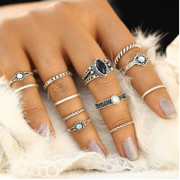 2017 new hot sell personality stainless steel ring set