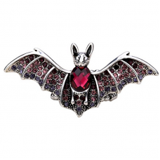 Angel Crystal Bat stainless steel Rings for Women's  Halloween gift