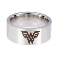 2017 New arrival oem durable wonder woman stainless steel Justice League ring jewelry